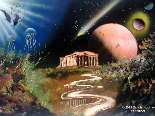 PoulaTo: Spray Paint Art 